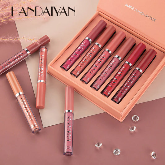 Batom Matte Glamour - kit com 6 unidades